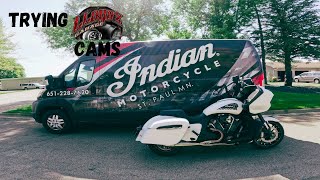 @Indian_Motorcycle Challenger with LLOYDZ CAMS