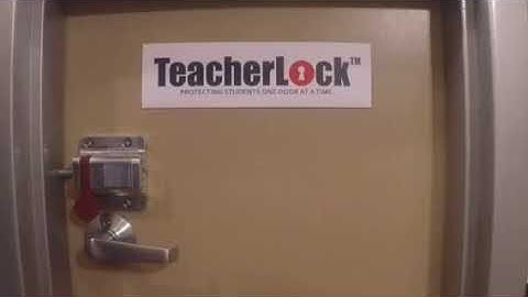 TeacherLock single motion egress