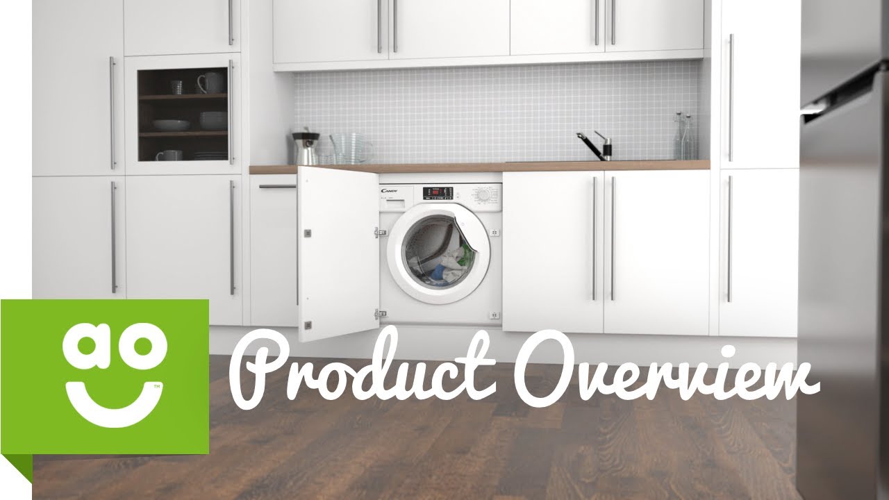 Candy Integrated Washing Machine CBWM815D Product Overview | ao