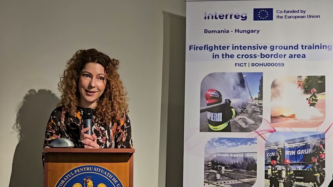 Raret Cosmina – Expert în cadrul secretariatului comun BRECO- Lansarea oficială a proiectului FIGT