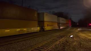 NS 7606 ES44DC leads NS 269 with a Nice K5LA At Piscataway,NJ