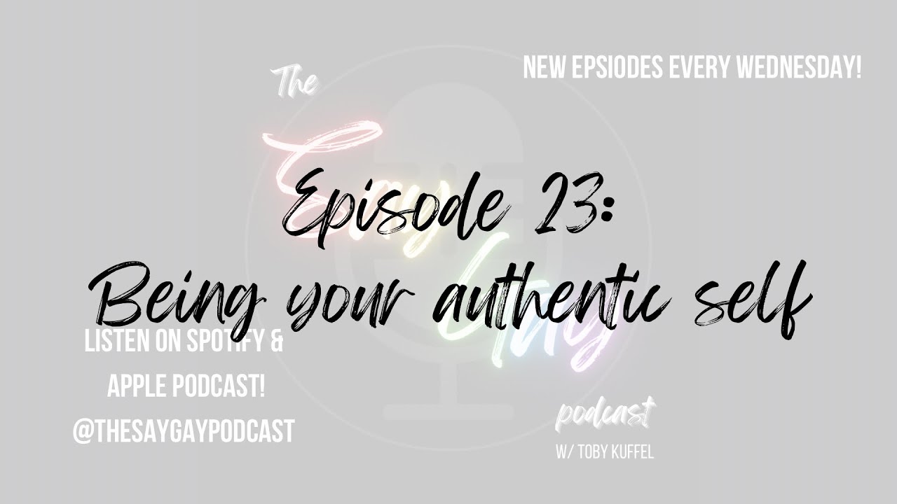 Being your authentic self - YouTube