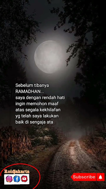 Sebelum memasuki bulan Ramadhan, izinkan saya dan keluarga mengucapkan mohon maaf lahir dan batin