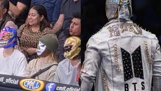 #BTS le rinde homenaje al luchador Místico. 
