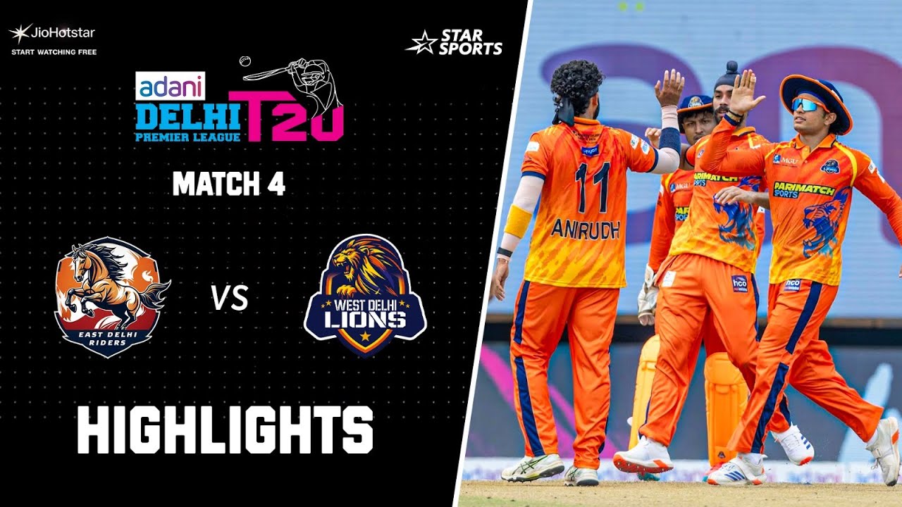 Ayush Doseja stars as West Delhi Lions roar past 200+ chase | #DelhiPremierLeagueT20