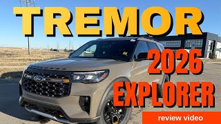 2026 Explorer Tremor Review – Off-Road Upgrades, Tech & Interior Tour