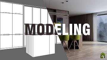 How to Create a Realistic Interior Scene in SketchUp and V Ray "MODELING"