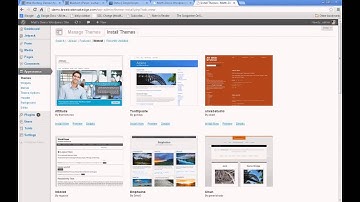 Wordpress Intro Video 04 - Themes and your blog