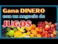 Cómo Emprender un Negocio de JUGOS NATURALES 🍹Plan de Negocio