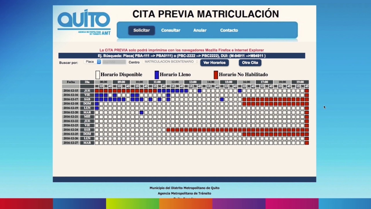 Proceso De Cita Previa Amt Youtube