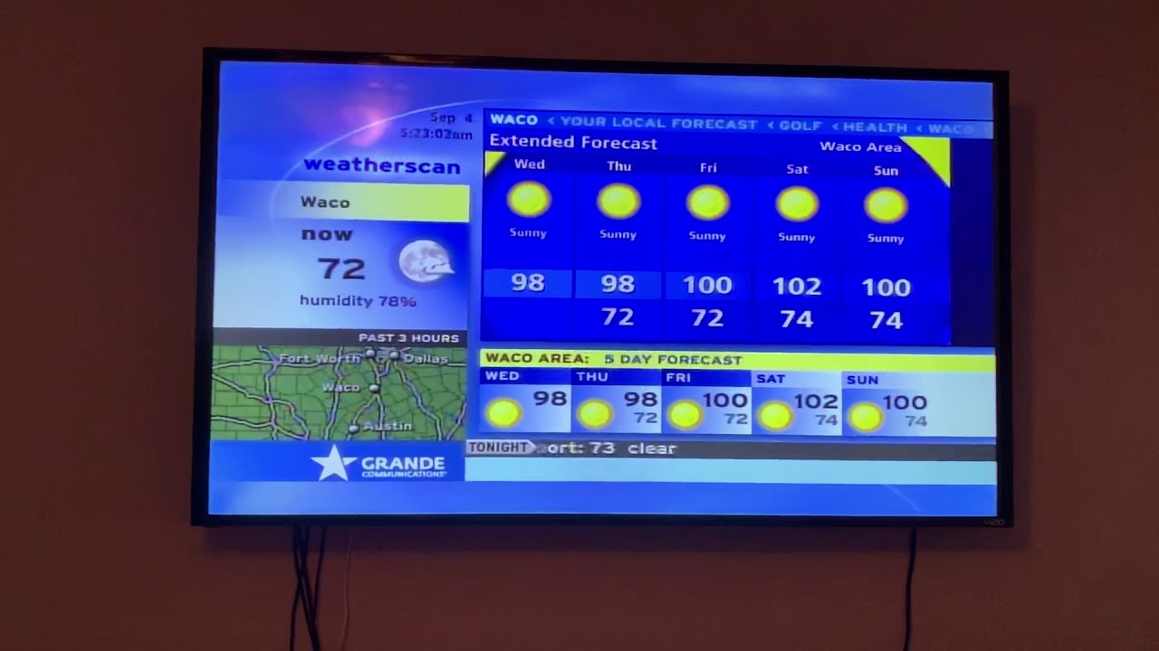 Grande Communications weatherscan YouTube