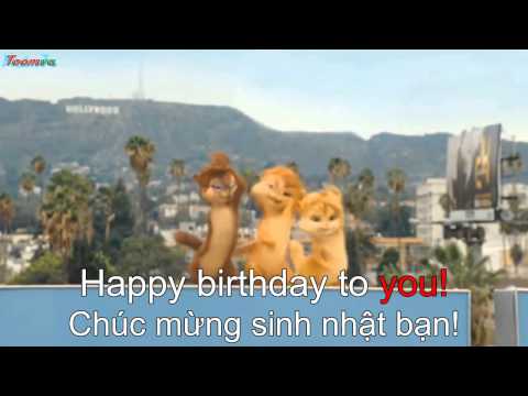 Video Bài hát chúc mừng sinh nhật - Tiếng Anh - youtube