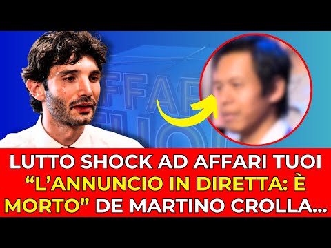 Video Lutto improvviso ad Affari Tuoi: De Martino in lacrime e fan sotto shock