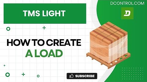 TMS Light | How to create a load | dcontrol.com
