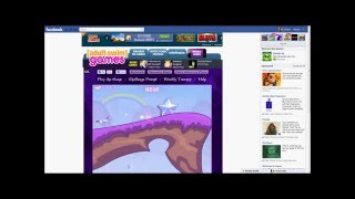 Adult Swim Games-Robot Unicorn Attack on Facebook