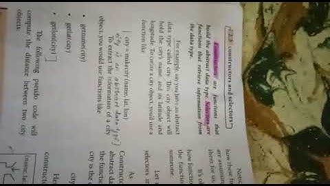 Cs chapter: 2 Constructors and Selectors