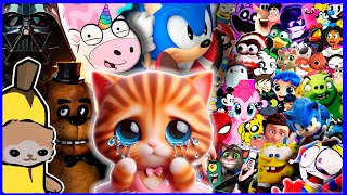 Miaw Miaw Miaw, Star Wars, Banana Cat, Green Hill, Fnaf, White Pony Song Vidomez Megamix