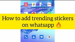 how to add trending stickers on whatsapp 🔥#shorts#tricks screenshot 4