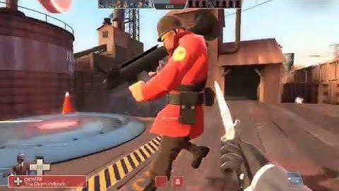 Team Fortress 2 Spy Attack / Defend Gameplay Map:Dustbowl