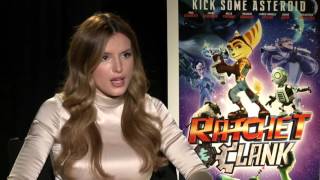 Ratchet & Clank Movie Bella Thorne Official Movie Interview Screenslam