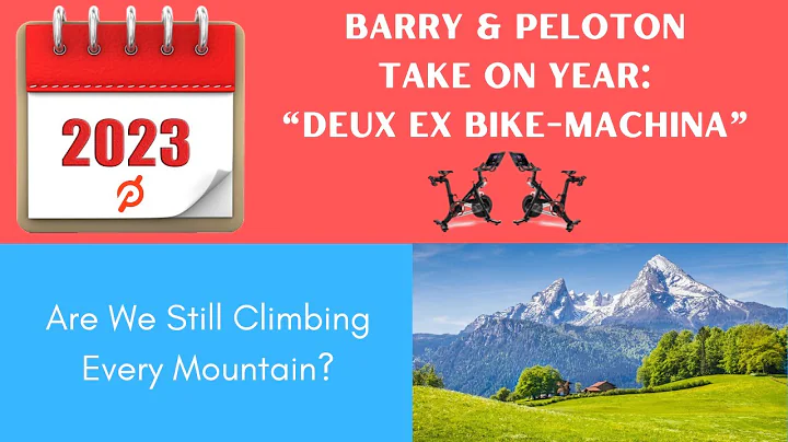 Barry McCarthy & Peloton Take On Year Deux Ex Bike...