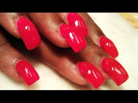 Utv Ghana Videos How To Ly Thick Acrylic Nails One Ball Method