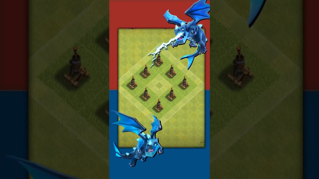Level 1 air defence vs electro dragon