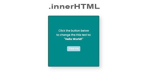 JavaScript  - Changing HTML element on click