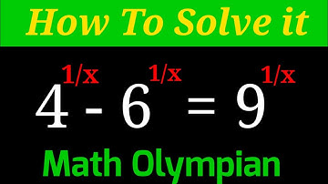 Math Olympiad Question | Nice Algebra Problem | You should be able to deal it@studentsmath2046