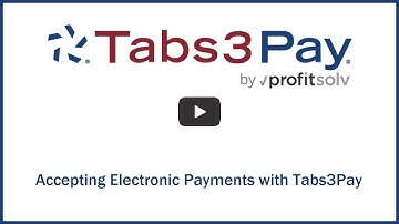 Accepting Electronic Payments with Tabs3Pay