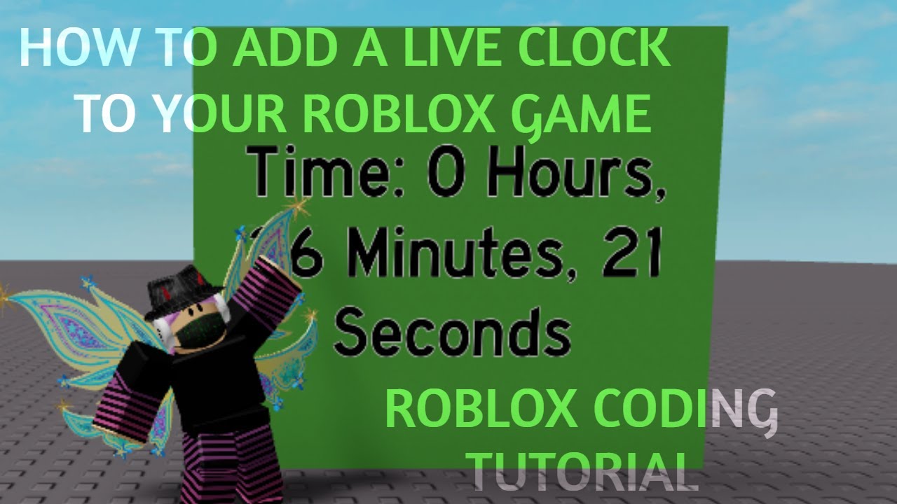 How Add A In Game Timer To Your Roblox Game Roblox Studio