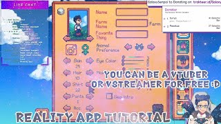 How to be a Virtual Streamer on Youtube using Reality | From Broadcaster to Livestreamer screenshot 1