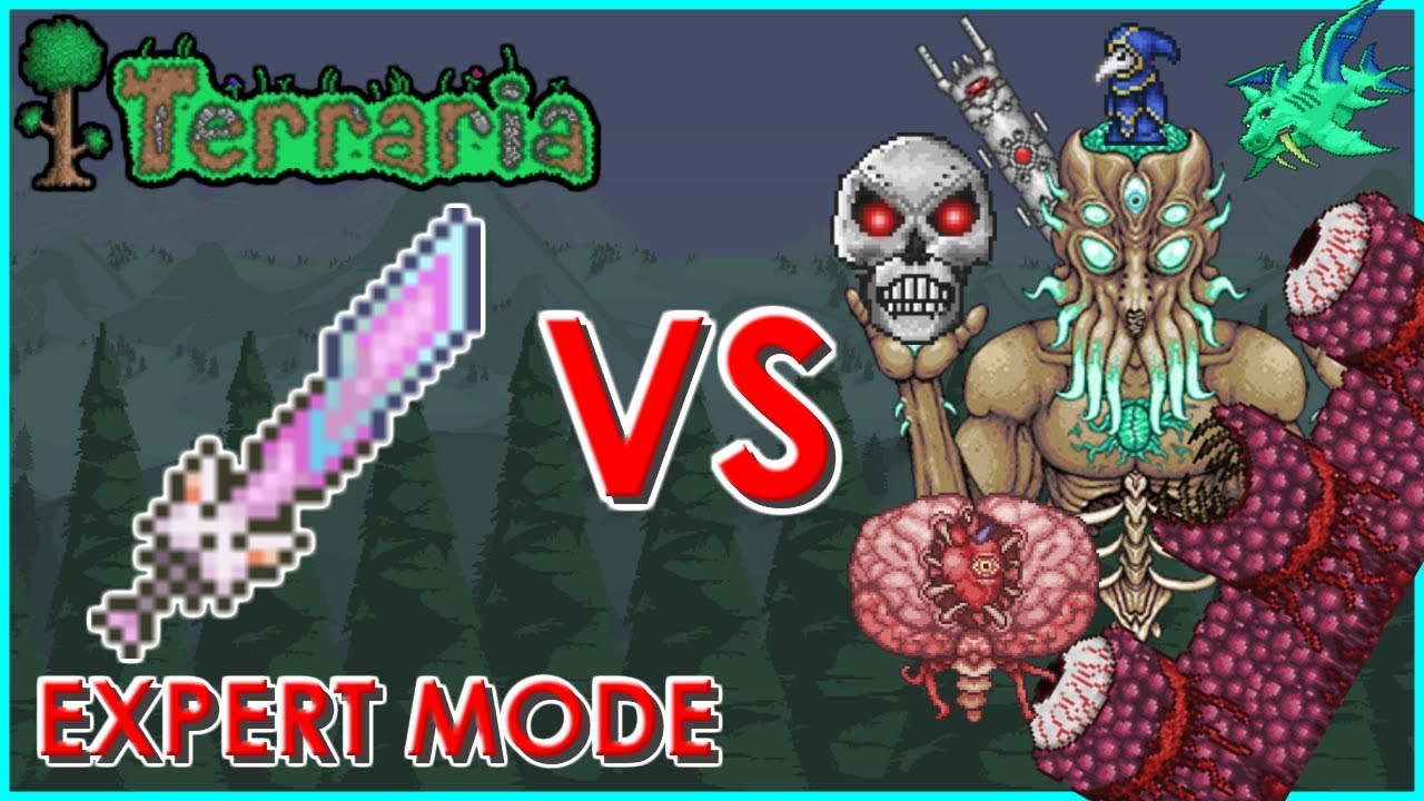 Terraria All Bosses In Order Expert Mode Guide & Fights! (Easiest