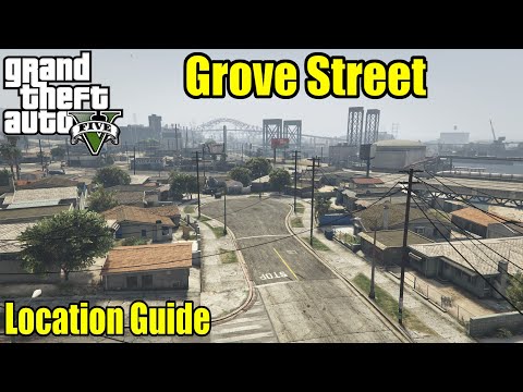 Where is Grove Street on the GTA 5 map?