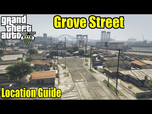 Could I find Grove Street on Grand Theft Auto V's map? - Quora