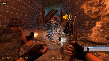 ZOMBIE ESCAPE MOD ON COUNTER-STRIKE: SOURCE, MAP: ZE_alien_vs_predator, CSS