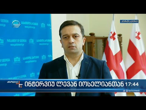 პარტია \"მოქალაქეების\" ლიდერი ლევან იოსელიანი \"ქრონიკის\" ეთერში