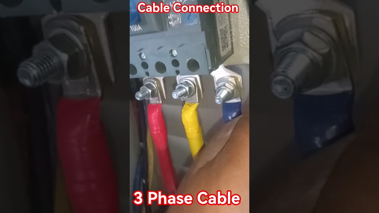 3 Phase Cable Connection 😭 