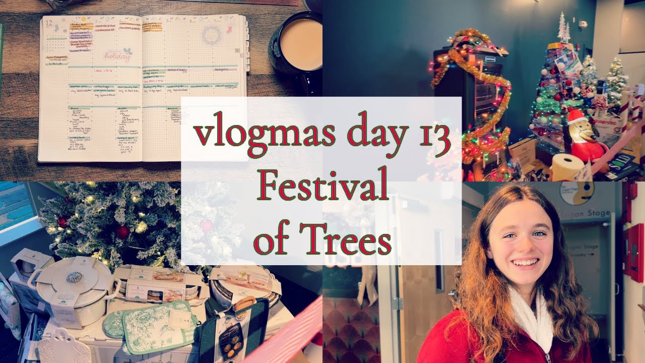 VLOGMAS, день 13 || Фестиваль деревьев || Подготовка к достижению целей на 2026 год