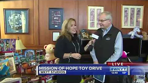 Emmette Thompson & Aimee Kidd, Mission of Hope Toy...