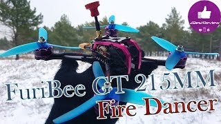 ✔ FPV Квадрокоптер - FuriBee GT 215mm Fire Dancer! Gearbest