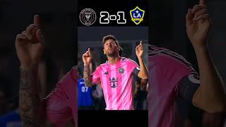 Inter Miami vs LA Galaxy ☠️🔥| Messi Show 🔥 2025 #shorts #football #youtube #messi