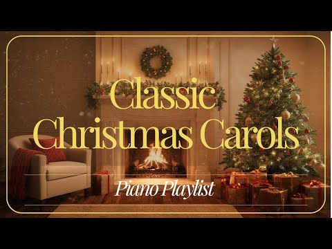 BEST Relaxing Christmas Carol Piano Collection 3 Hours🎄 Silent Night, Jingle Bells, Noel, Calm Piano