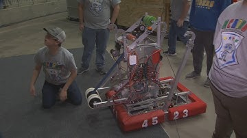 High School Students Compete In Regional Robotics Competition
