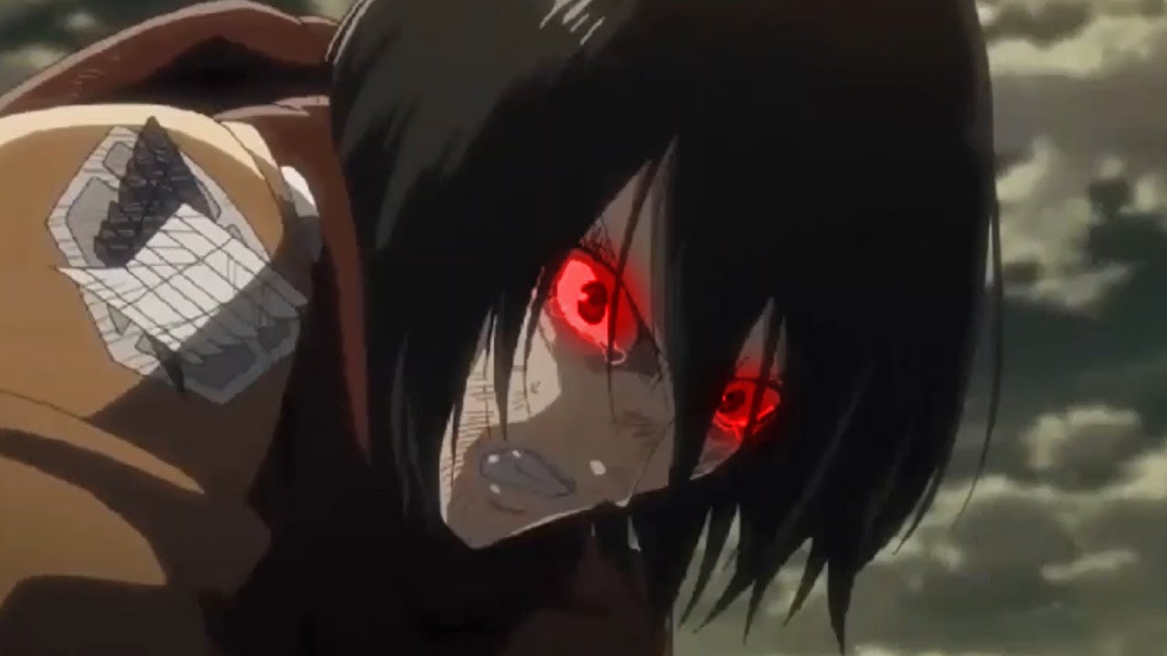 mikasa almost kills levi - Attack on Titan season 3 part 2 ...