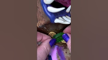 Finishing my mimic dice box #dnd