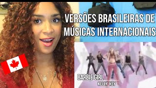 Gringa reage a Versões Brasileiras de Músicas Internacionais!