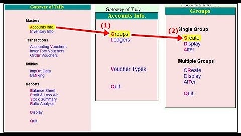 #3 How to Create Groups and Ledgers in Tally ERP 9 in Gujarati - Tally Tutorial in Gujarati | Tally
