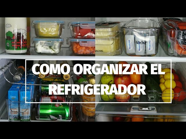 Organización de refrigerador pequeño/ como organizar refrigerador  #organizacionylimpieza 