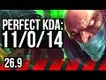 SINGED vs DR. MUNDO (TOP) | Deathfire Touch, Perfect KDA: 11/0/14 | EUW Challenger | 26.9